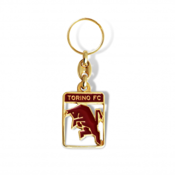 TORINO F.C. RECTANGULAR KEYRING TORO 80