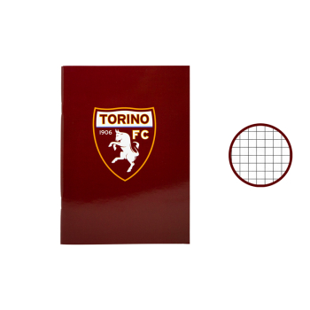 TORINO F.C. QUADERNO A QUADRETTI A5 LOGO