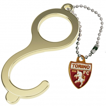 TORINO F.C. KEYRING ​​SAFE TOUCH ​​WITH PENDANT