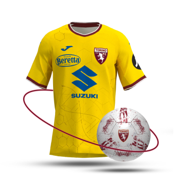 TORINO F.C. PACK MAGLIA DNA TORINO YELLOW VERSION + PALLONE 24/25