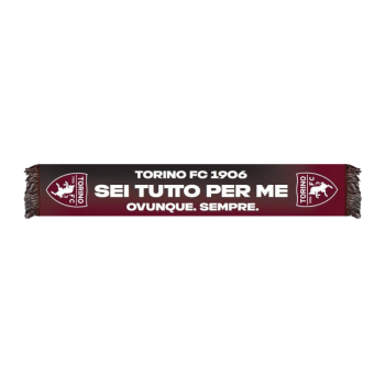 TORINO F.C. "SEI TUTTO PER ME" JACQUARD SCARF
