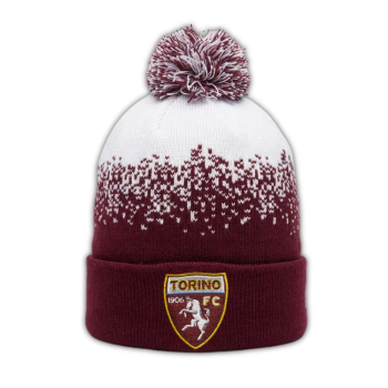 TORINO F.C. BERRETTO PON-PON GRANATA E BIANCO