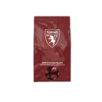 TORINO F.C. EASTER MINI EGGS 130g - MILK CHOCOLATE WITH HAZELNUT CREAM