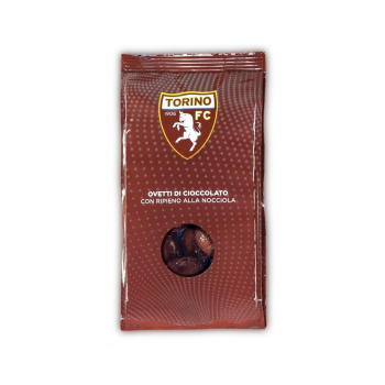 TORINO F.C. OVETTI DI PASQUA 130g - CIOCCOLATO AL LATTE CON CREMA ALLA NOCCIOLA