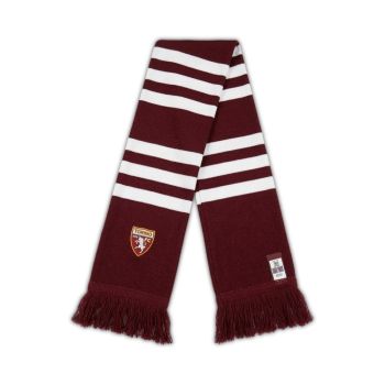 TORINO F.C. SCIARPA TUBOLARE RIGHE GRANATA E BIANCHE