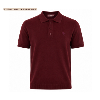 TORINO F.C. TORO ESSENTIALS GRANATA KNIT POLO