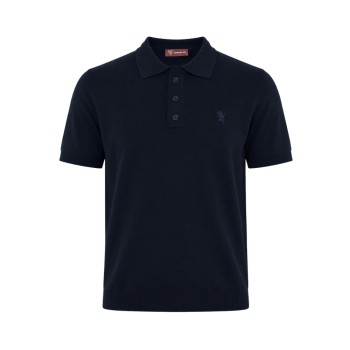 TORINO F.C. TORO ESSENTIALS NAVY KNIT POLO